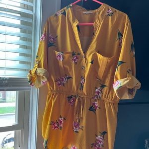 💛 floral plus size blouse